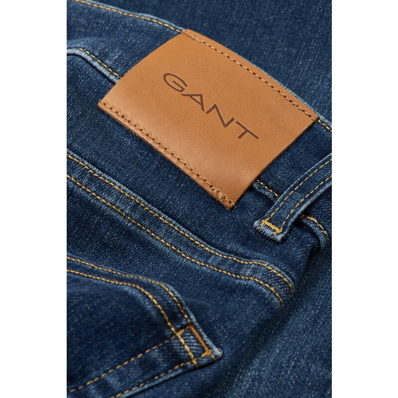 DŽÍNY GANT CROPPED SLIM JEANS modrá 25