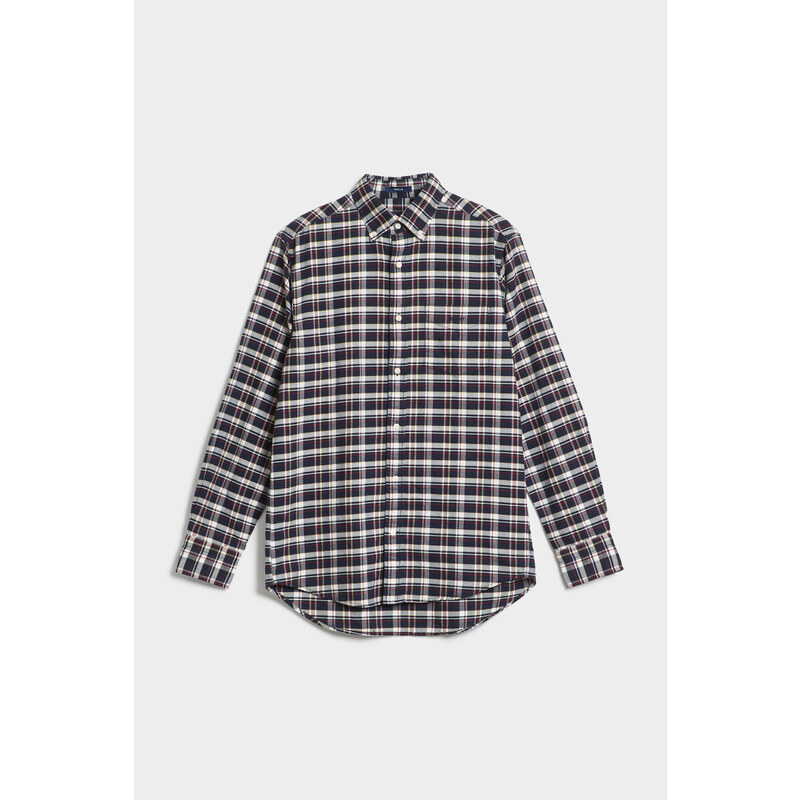 KOŠILE GANT REG OXFORD CHECK SHIRT modrá M