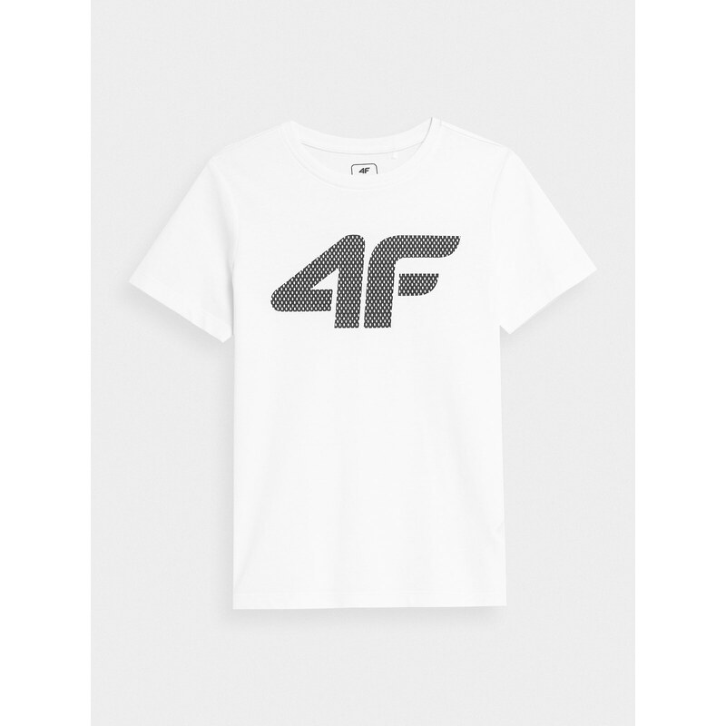 4F Dětské tričko 4FJAW23TTSHM0794 WHITE