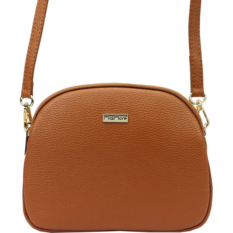 Kožená crossbody kabelka MiaMore 01-064