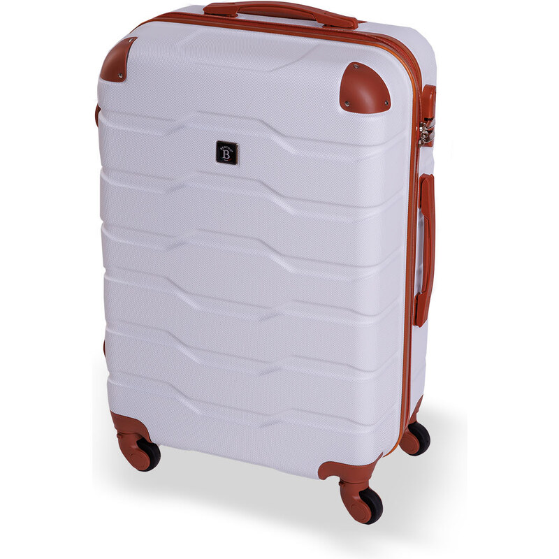 Cestovní kufr BERTOO Firenze - bílý L