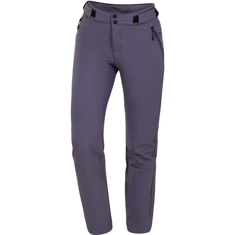 Dámské softshellové kalhoty Alpine Pro ENOBA - šedá 86496035