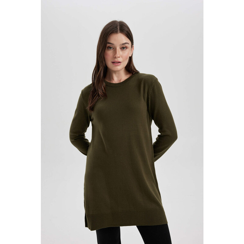 DEFACTO Regular Fit Crew Neck Tunic