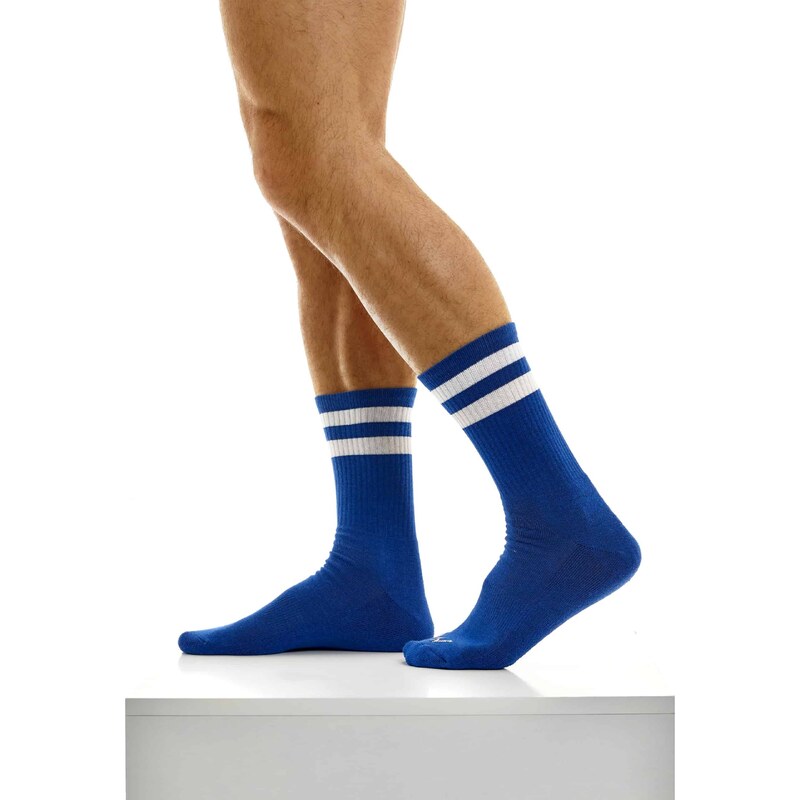 MODUS VIVENDI Soccer short pánské ponožky blue MV-XS2012-1