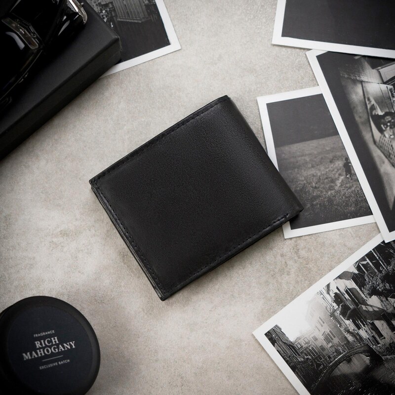 Pánská kožená peněženka Wild N0035-P-SCR černá