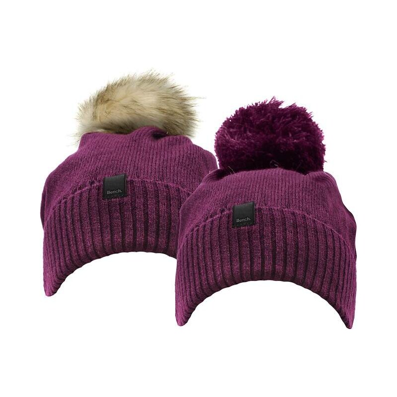 BENCH Lolligo Beanie Dark Purple OS