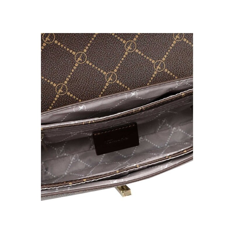 Malá elegantní kabelka s jemným detailem loga výrobce Tamaris 32470,200 hnědá