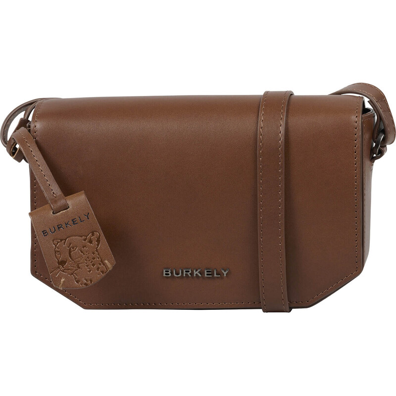 Dámská crossbody kožená kabelka Burkely Katia - hnědá 86517441