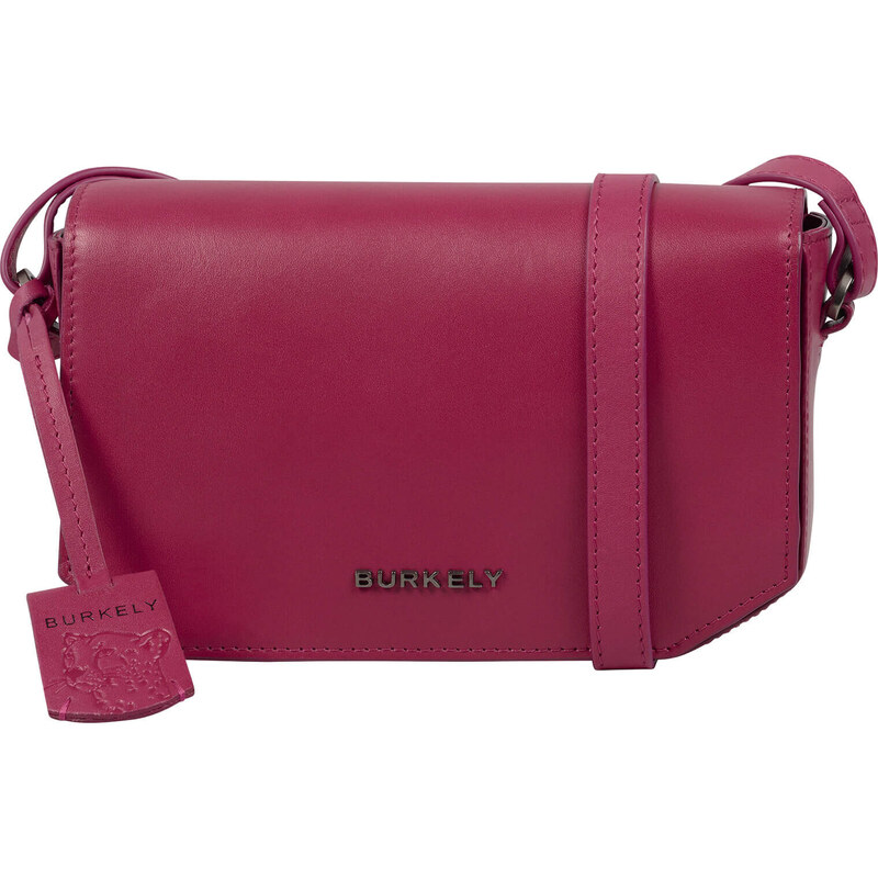 Dámská crossbody kožená kabelka Burkely Katia - růžová 86517443