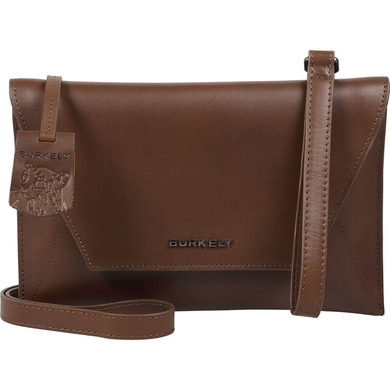 Dámská crossbody kožená kabelka Burkely Holles - hnědá 86517445