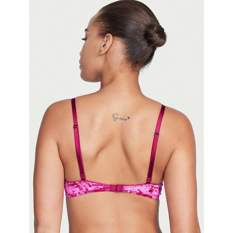 Victoria's Secret Push Up Podprsenka Sexy Tee se sametem