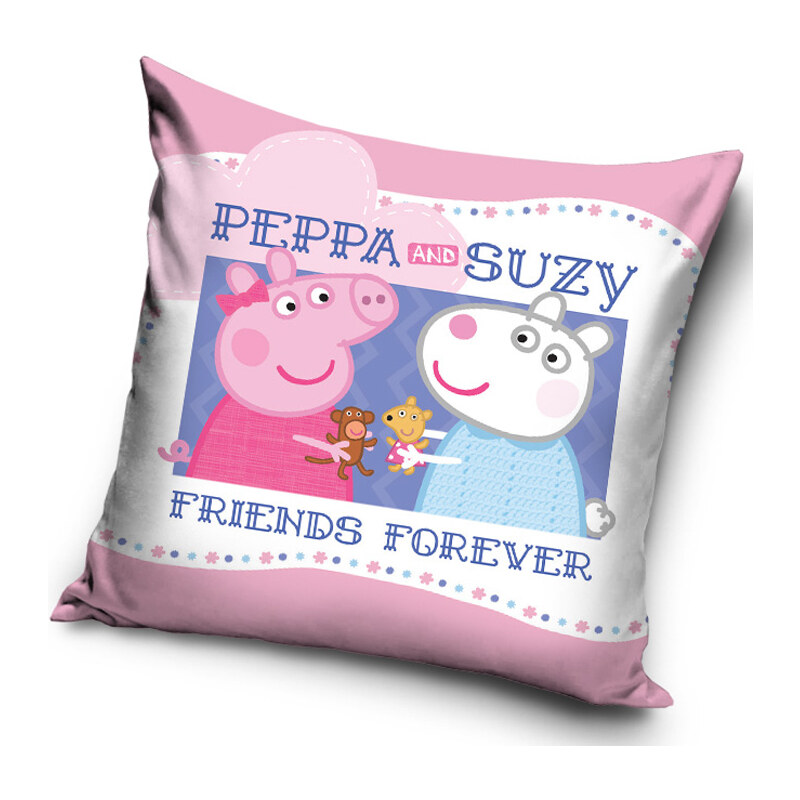 Peppa Pig Povlak na polštářek Prasátko Pepina Friends