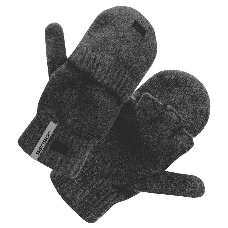 Sensor Virgin wool rukavice šedá melír S-M