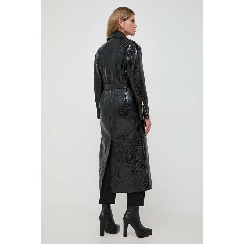 Kabát Pinko dámský, černá barva, přechodný, 102163.A1AT