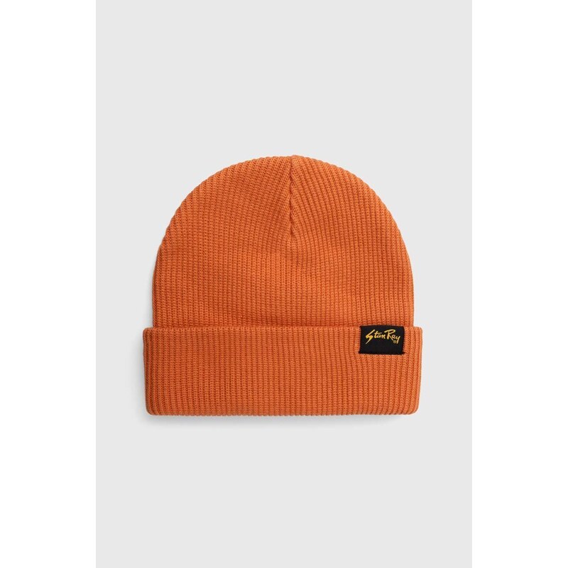 Čepice Stan Ray OG PATCH BEANIE oranžová barva, z husté pleteniny, AW2317204