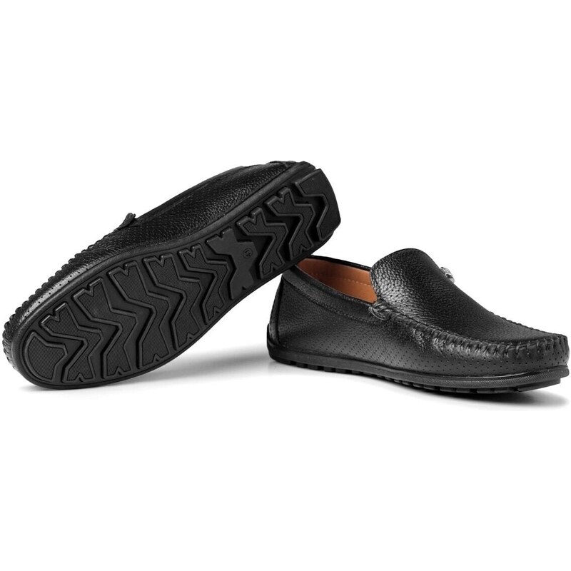 Ducavelli Fruga Genuine Leather Men's Casual Shoes, Loafers, Lightweight Shoes, Leather Loafers.