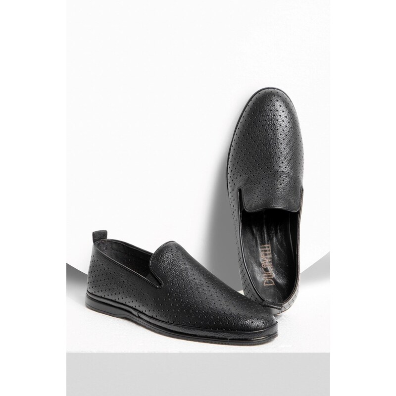 Ducavelli Komba Genuine Leather Comfort Orthopedic Men's Casual Shoes, Dad Shoes Orthopedic Loafers.