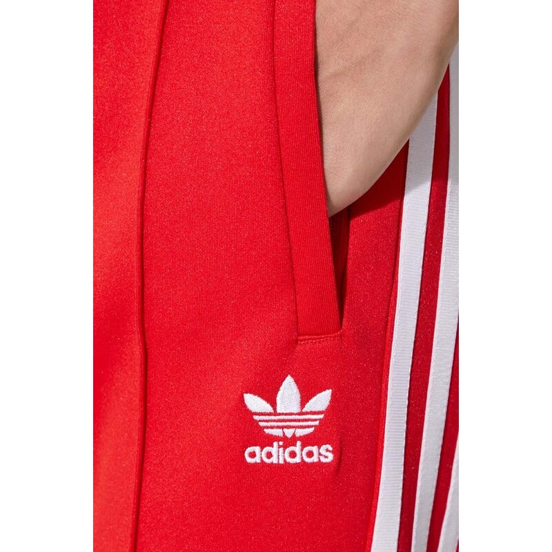 Tepláky adidas Originals SST Classic TP červená barva, s aplikací, IK6603