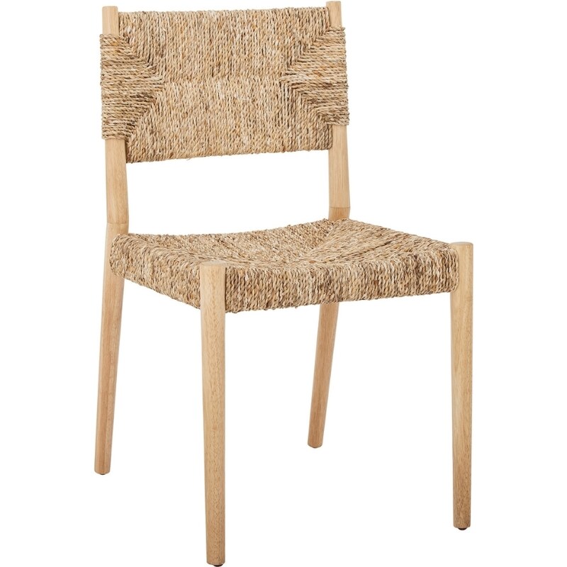 Dřevěná jídelní židle Bloomingville Saran s výpletem