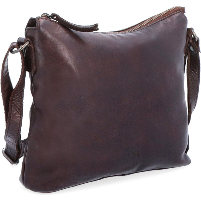 Kožená kabelka crossbody Noelia Bolger hnědá NB 2400 H