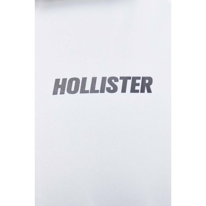 Bunda Hollister Co. pánská, černá barva, přechodná