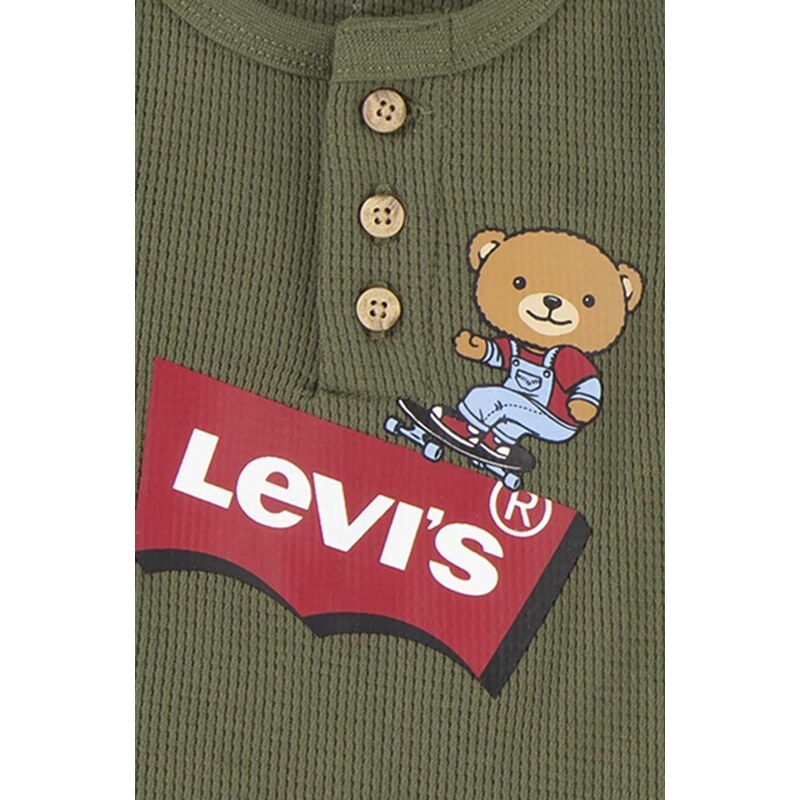 Kojenecká sada Levi's zelená barva