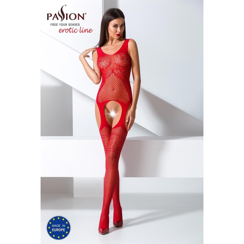 Passion BS061 red - Bodystocking