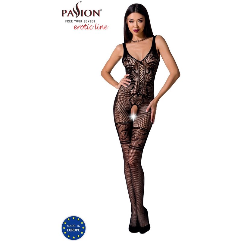 Passion BS069 black - Bodystocking