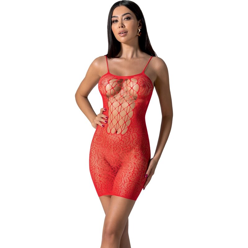 Passion BS096 red - Bodystocking