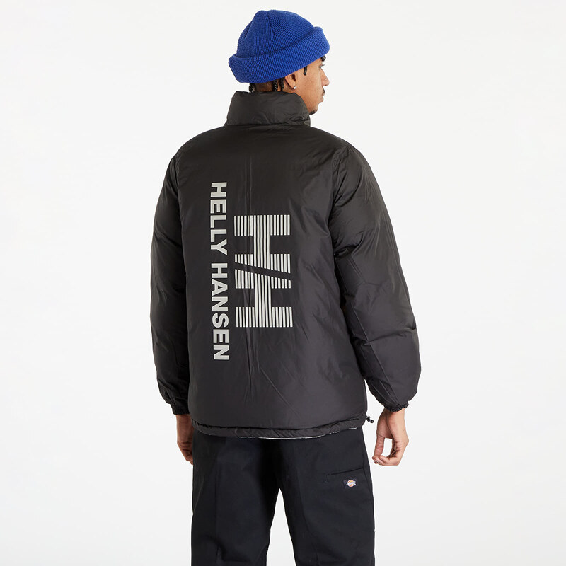 Pánská péřová bunda Helly Hansen Yu 23 Reversible Puffer Mellow Grey/ Black