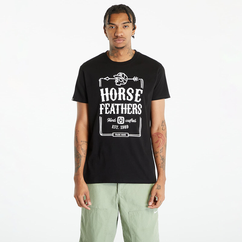 Pánské tričko Horsefeathers Jack T-Shirt Black