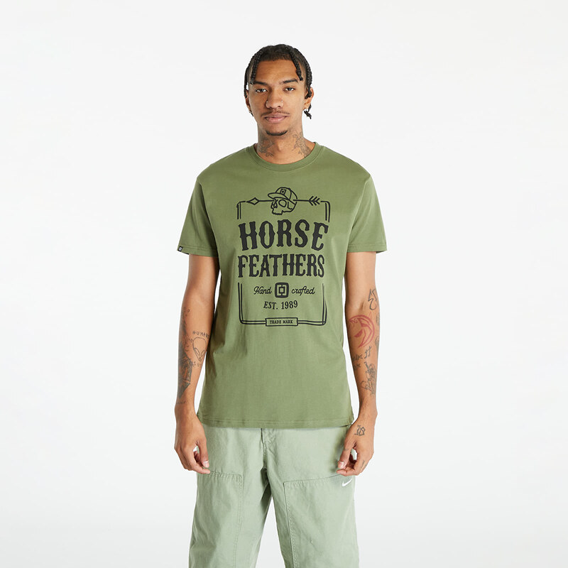 Pánské tričko Horsefeathers Jack T-Shirt Loden Green