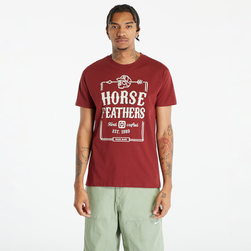 Pánské tričko Horsefeathers Jack T-Shirt Red Pear
