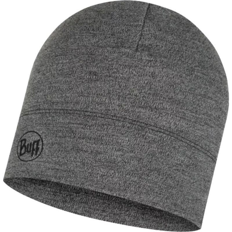 TMAVĚ ŠEDÁ SPORTOVNÍ ČEPICE BUFF MERINO MIDWEIGHT HAT BEANIE