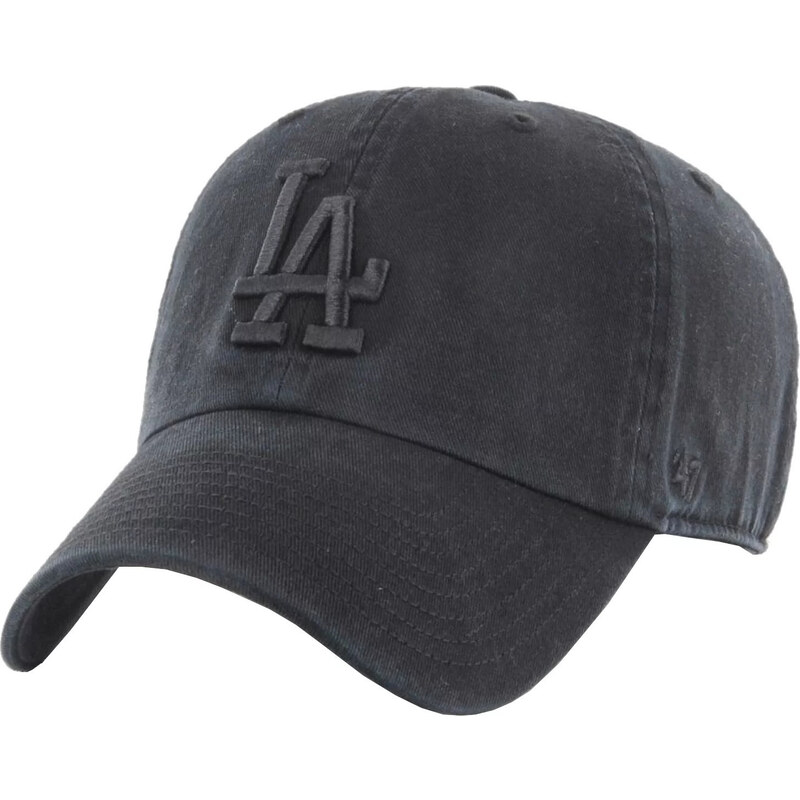 BASIC TMAVĚ ŠEDÁ PÁNSKÁ KŠILTOVKA 47 BRAND MLB LOS ANGELES DODGERS CAP Černá