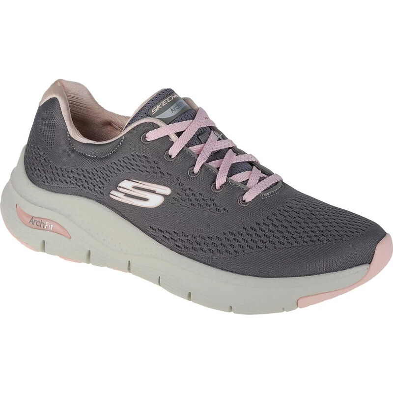 ŠEDÉ DÁMSKÉ TENISKY SKECHERS ARCH FIT-BIG APPEAL Šedá