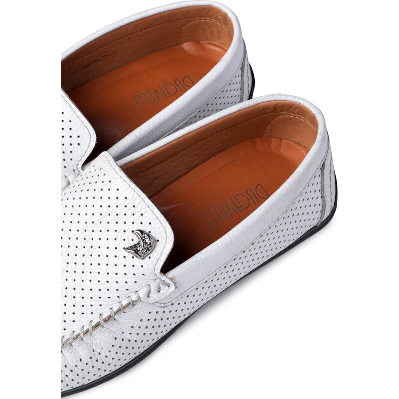 Ducavelli Fruga Genuine Leather Men's Casual Shoes, Loafers, Lightweight Shoes, Leather Loafers.