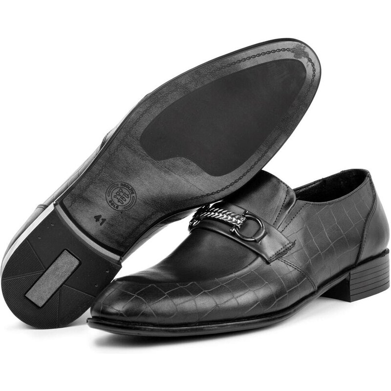 Ducavelli Lunta Genuine Leather Men's Classic Shoes, Loafers Classic Shoes, Loafers.