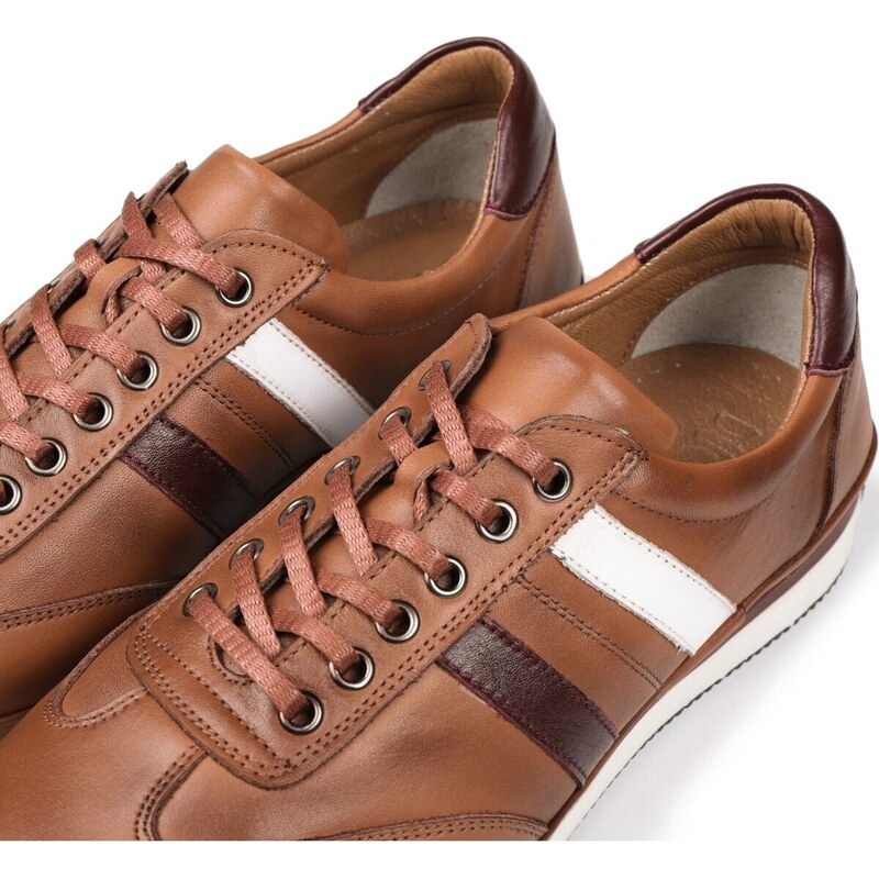 Ducavelli Dynamic Genuine Leather Men's Casual Shoes, 100% Leather Shoes, All Seasons Shoes.