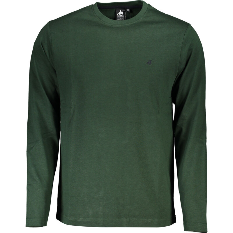 U.S. GRAND US GRAND POLO MENS LONG SLEEVE T-SHIRT GREEN