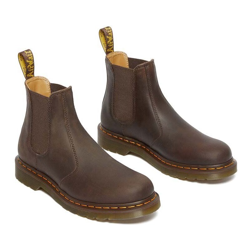 Kotníkové boty Dr. Martens 2976 YS hnědá barva, DM27486201