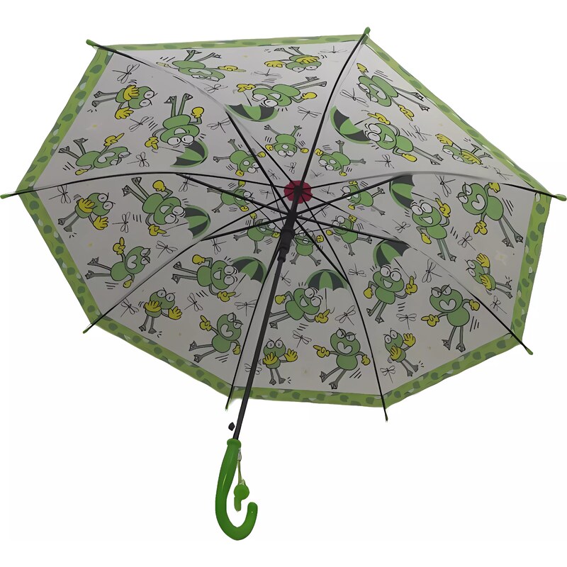 Pronett Deštník dětský s píšťalkou 104 cm žába