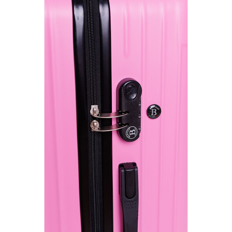 Cestovní kufr BERTOO Venezia - růžový XL