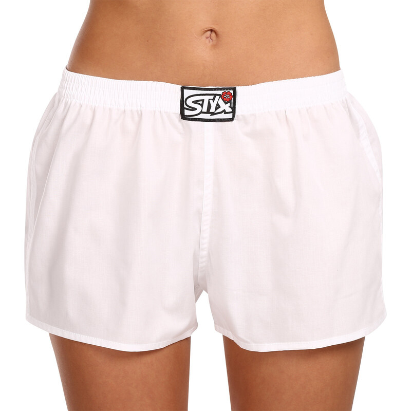 Dámské trenky Styx klasická guma bílé (K1061) 86573312
