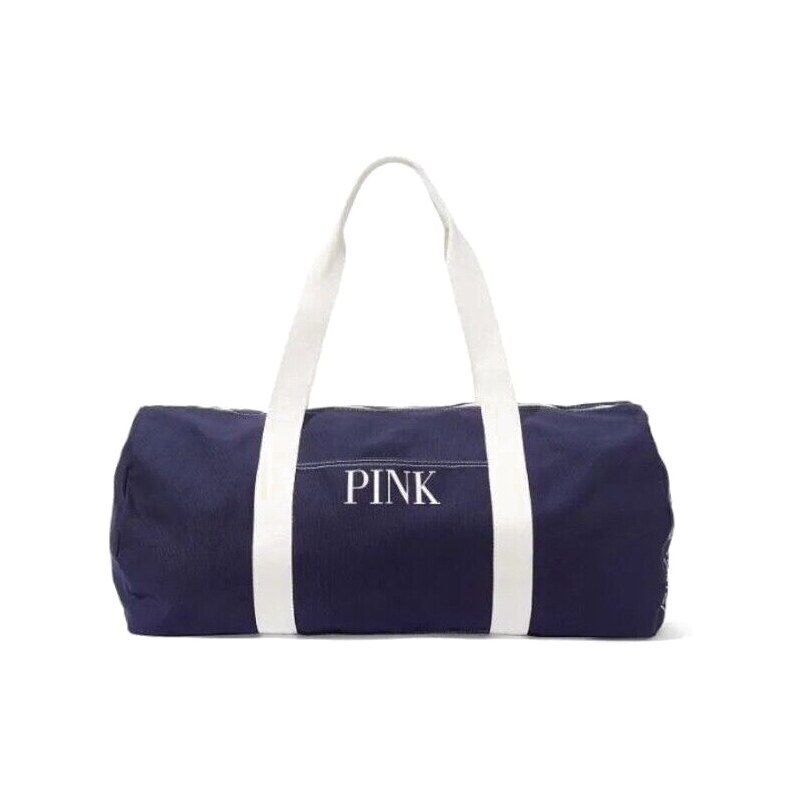 Victoria´s Secret PINK duffle gym velká taška přes rameno modrá