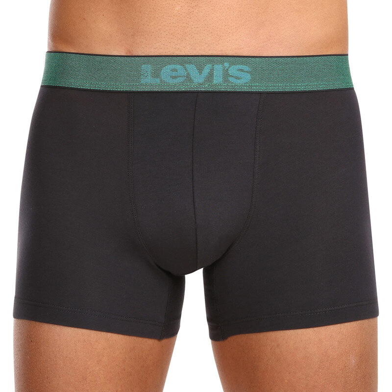 3PACK pánské boxerky Levis černé (701224662 001)