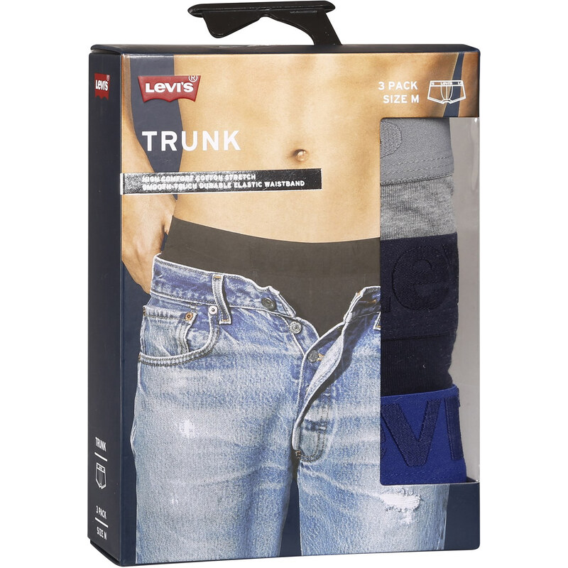 3PACK pánské boxerky Levis vícebarevné (905042001 022)