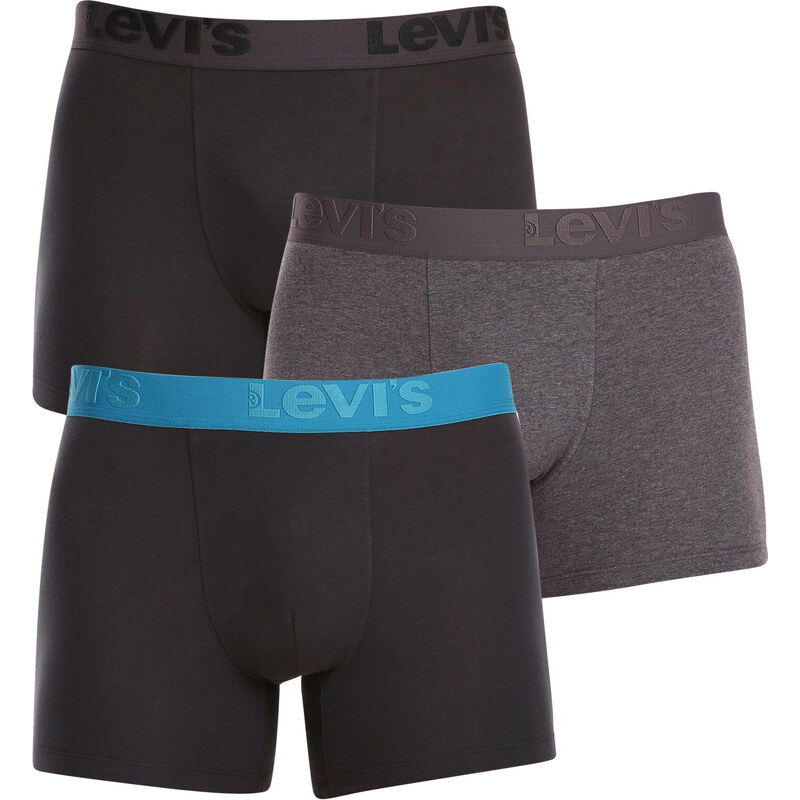 3PACK pánské boxerky Levis vícebarevné (905045001 023)