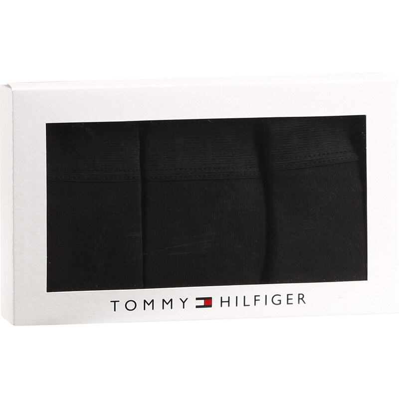 3PACK dámské kalhotky Tommy Hilfiger černé (UW0UW04712 0R7)