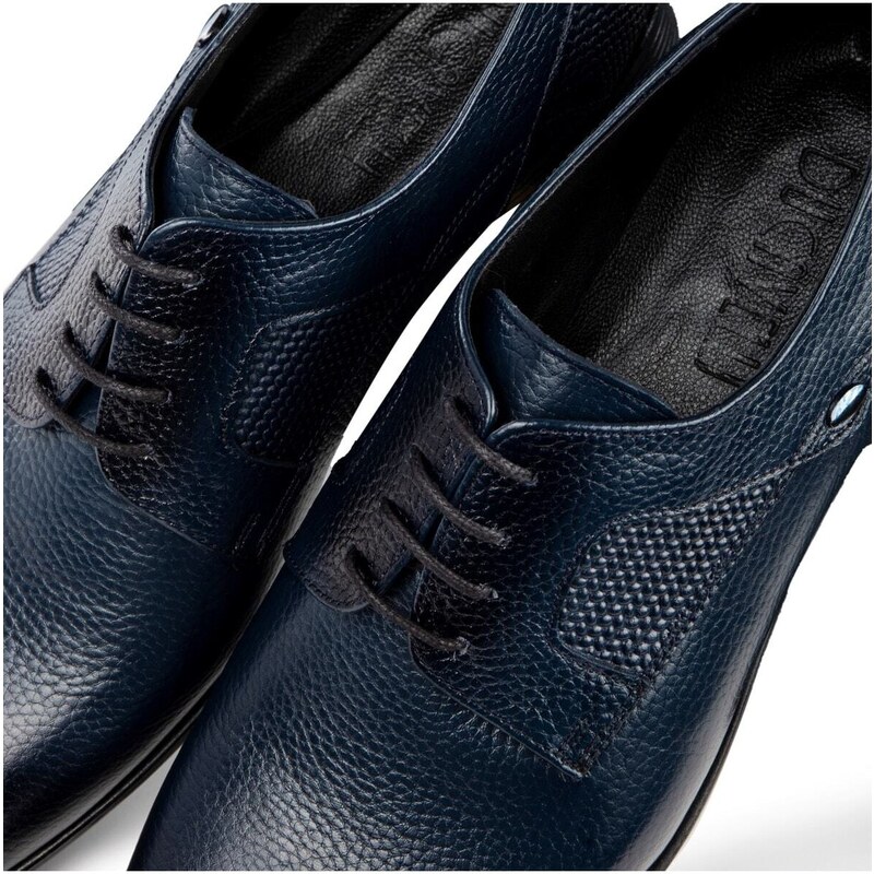 Ducavelli Sace Genuine Leather Men's Classic Shoes, Derby Classic Shoes, Lace-Up Classic Shoes.